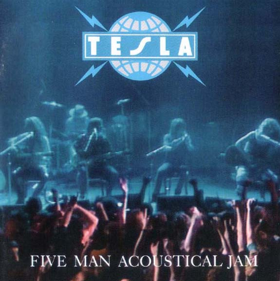 Tesla – Five Man Acoustical Jam ORIGINAL LP 33 RPM