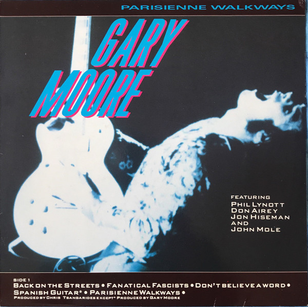 Gary Moore Featuring Phil Lynott, Don Airey, Jon Hiseman And John Mole – Parisienne Walkways LP