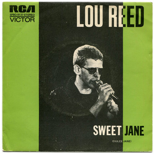 Lou Reed – Sweet Jane = Dulce Jane  muy raro promo spain 7 